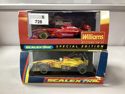 Lot 728 - Two Scalextric 1:32 Scale Formula One Slot...