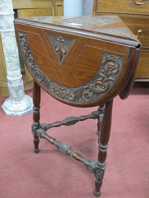 Lot 1581 - An Early XX Century Walnut Occasional Table,...