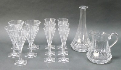 Lot 1001 - A Moser Glass 'Thomas' Pattern Crystal Table...