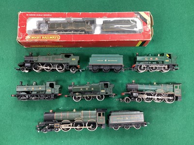Lot 654 - Seven 00 gauge Great Western locomotives: two...