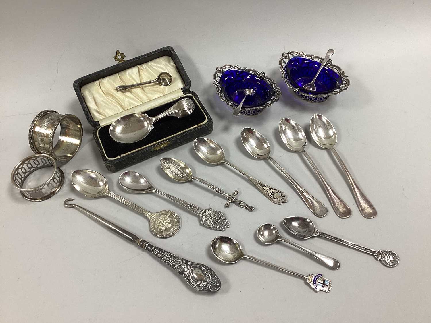 Lot 82 - A Collection of Souvenir and Other Spoons,...
