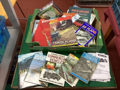 Lot 1093 - A Box of Railway and Model Railway Related...