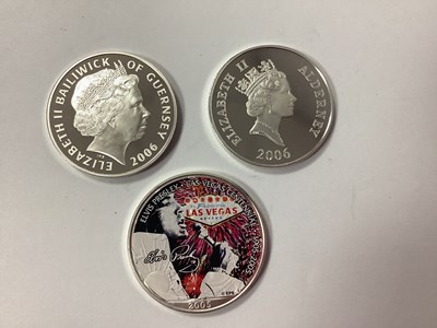 Lot 636 - Three Silver Coins, includes a Guernsey 2006...