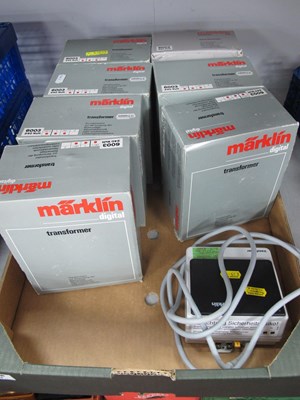 Lot 633 - Marklin trackside control equipment seven...