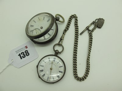 Lot 138 - A Hallmarked Silver Cased Openface Pocketwatch,...