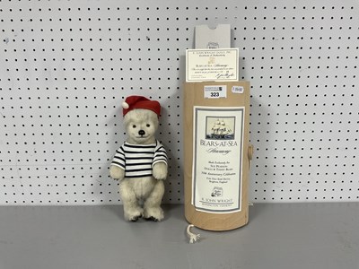 Lot 323 - R.John Wright Dolls, Teddy Bear "Stowaway"...