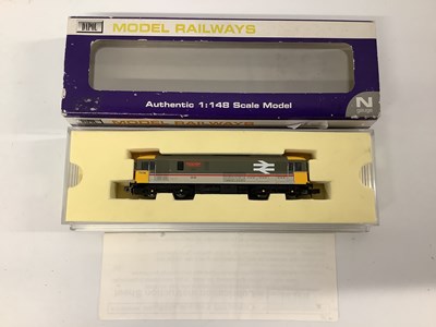Lot 896 - A boxed Dapol N gauge class 73 locomotive...