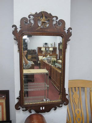 Lot 1575 - XVIII Century Style Chippendale Bird Mirror,...