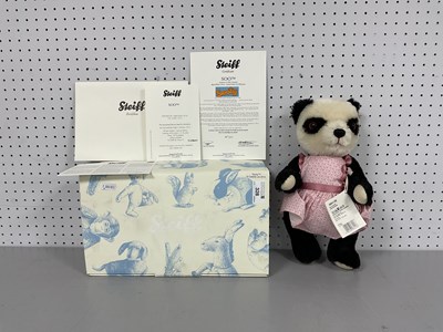 Lot 328 - A Modern Steiff Jointed Bear "Soo" Panda...