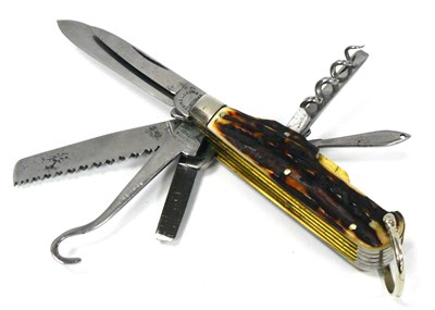 Lot 1371 - A Multi Tool Folding Pocket Knife, blade...
