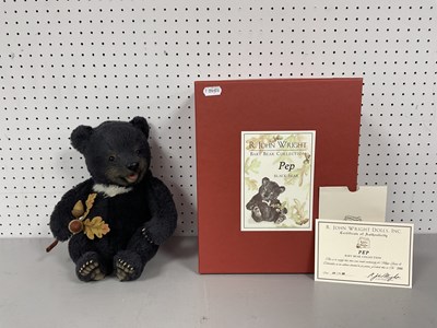 Lot 314 - R. John Wright Dolls, Teddy Bear "Pep" Black...