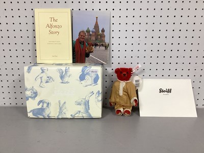 Lot 363 - A Modern Steiff Red Bear "Pocket Alfonzo"...