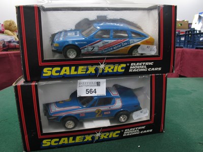 Lot 564 - Two Boxed Scalextric slot cars comprising of C....