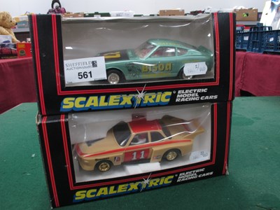 Lot 561 - Two Boxed Scalextric slot cars comprising of C....