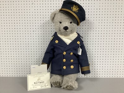 Lot 343 - R. John Wright Dolls, Teddy Bear "Bear Captain"...