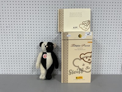 Lot 309 - A Modern Steiff Bear, "Teddy Bear Pierrot"...
