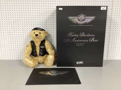 Lot 355 - A Modern Steiff Harley-Davidson 100th...