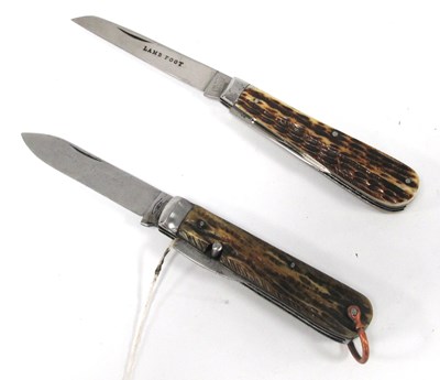Lot 1355 - Witness Sheffield Two Blade Folding Knife,...