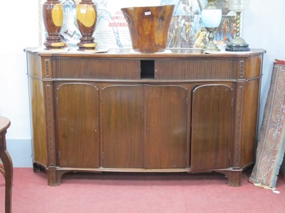 Lot 1617 - Early XX Century Mahogany Serpentive Shaped...