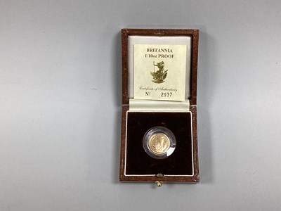 Lot 128 - Royal Mint 1988 1/10oz Gold Proof Britannia...