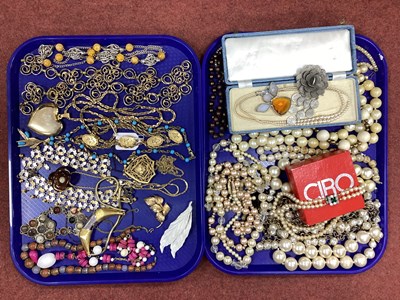 Lot 4 - A Mixed Lot of Assorted Costume Jewellery,...