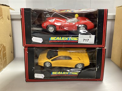 Lot 717 - Two Scalextric 1:32 Scale Slot Cars....