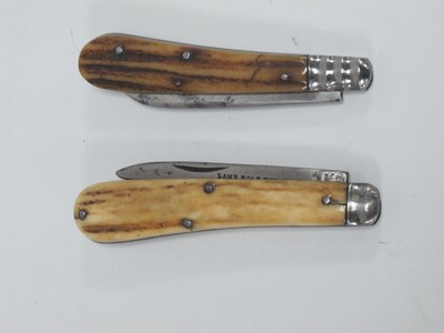Lot 1372 - Single Blade Folding Knives, including 'Real...
