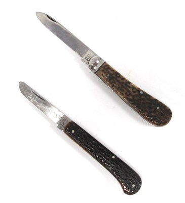 Lot 1358 - Single Blade Folding Knives, including E Blyde,...