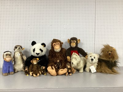 Lot 338 - Thirteen Modern Steiff Animals. To Include...