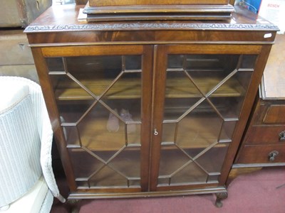 Lot 1610 - XX Mahogany Display Cabinet, with twin glazed...