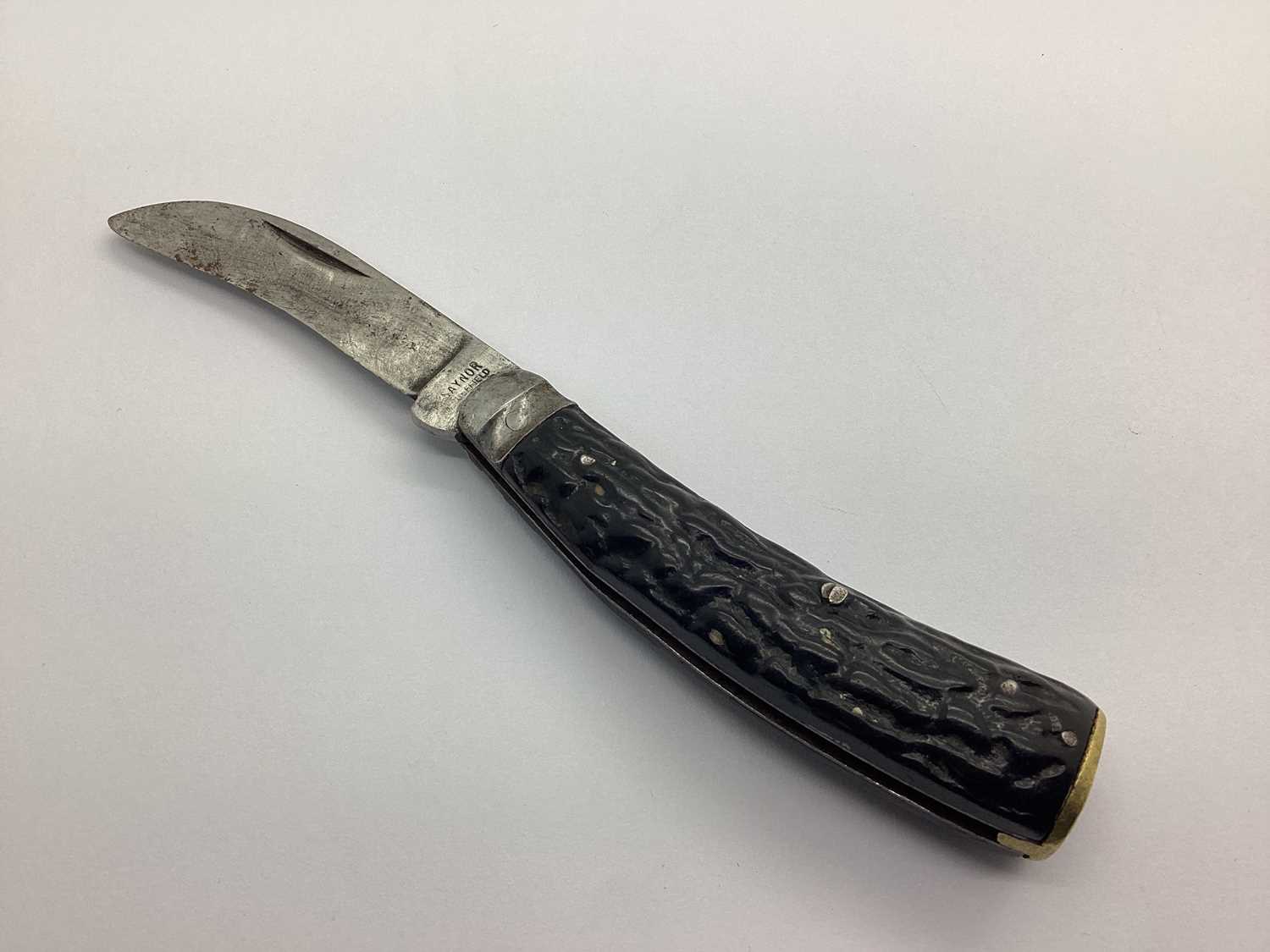 Lot 564 - Saynor Flat Bottom Folding Pruning Knife,...