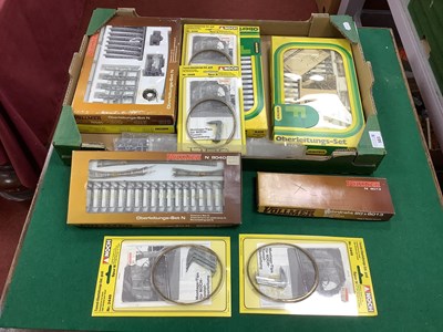 Lot 583 - A quantity of N gauge overhead line equipment...