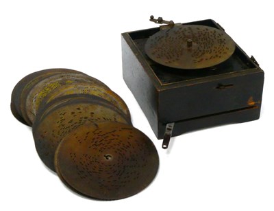 Lot 1318 - A Late XIX Century Table Top Symphonium, with...