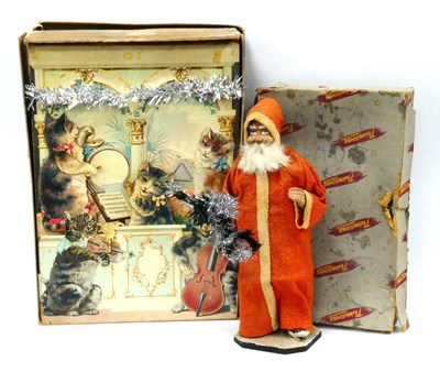 Lot 1193 - A Late XIX Century Clockwork Cardboard Cat...
