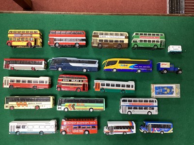 Lot 649 - Seventeen Loose 1:76th Scale Buses, by EFE and...