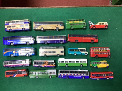 Lot 645 - Nineteen Loose 1:76th Scale Buses, by EFE and...