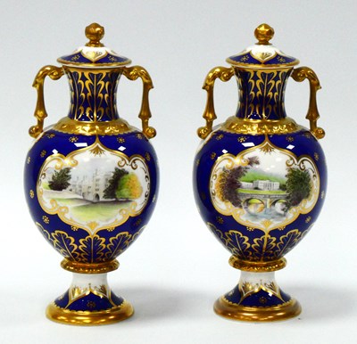 Lot 1050 - A Pair of Limited Edition Royal Crown Derby...