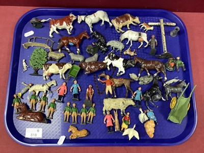 Lot 818 - A Quantity of Mid XX Century Lead Figures, by...