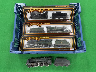 Lot 516 - Four Mainline OO gauge locomotives and tenders:...