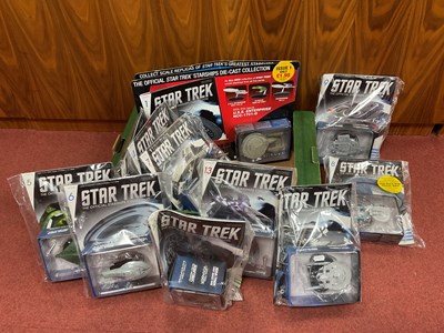 Lot 777 - Twelve Eaglemoss The Official Star Trek...