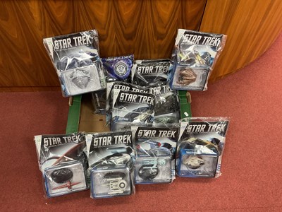 Lot 785 - Twelve Eaglemoss The Official Star Trek...