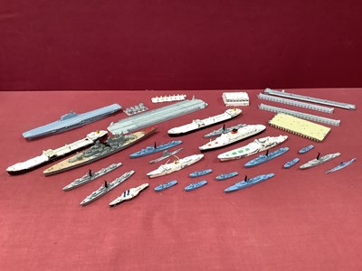 Lot 782 - A Quantity of Original Minic Diecast Ships and...