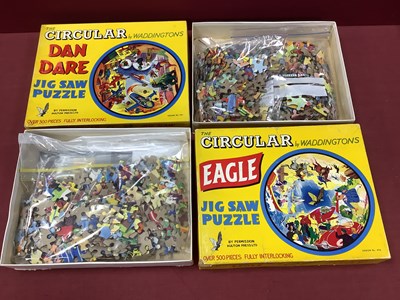 Lot 866 - Two 1960s Waddingtons Circular Jigsaws, one...