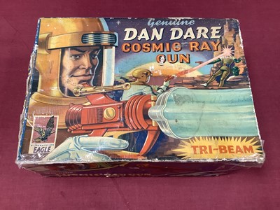 Lot 882 - An Original Dan Dare Cosmic Ray Gun, empty box,...