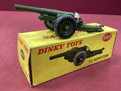 Lot 913A - Dinky Toys No 643 7.2 Howitzer, very good plus,...