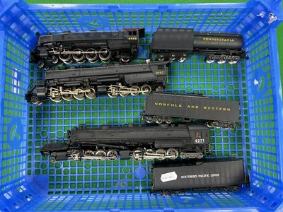 Lot 567 - Three 'HO' Gauge U.S.A Outline Unboxed Steam...