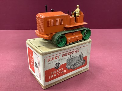 Lot 911 - Original c.1950 Dinky No 563 Heavy Tractor,...