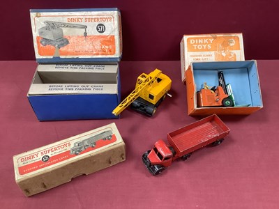 Lot 827 - Three 1950 Dinky Toys No 571 Coles Mobile...