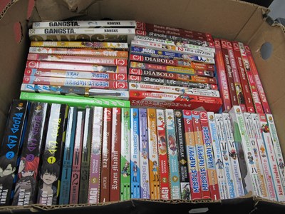 Lot 413 - Approximately Fifty Manga Japanese Comic Books...