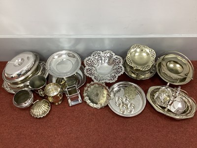 Lot 24 - A Collection of Assorted Plated Ware,...